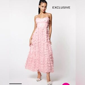 Betsey Johnson Pink Butterfly Dress Small NWT